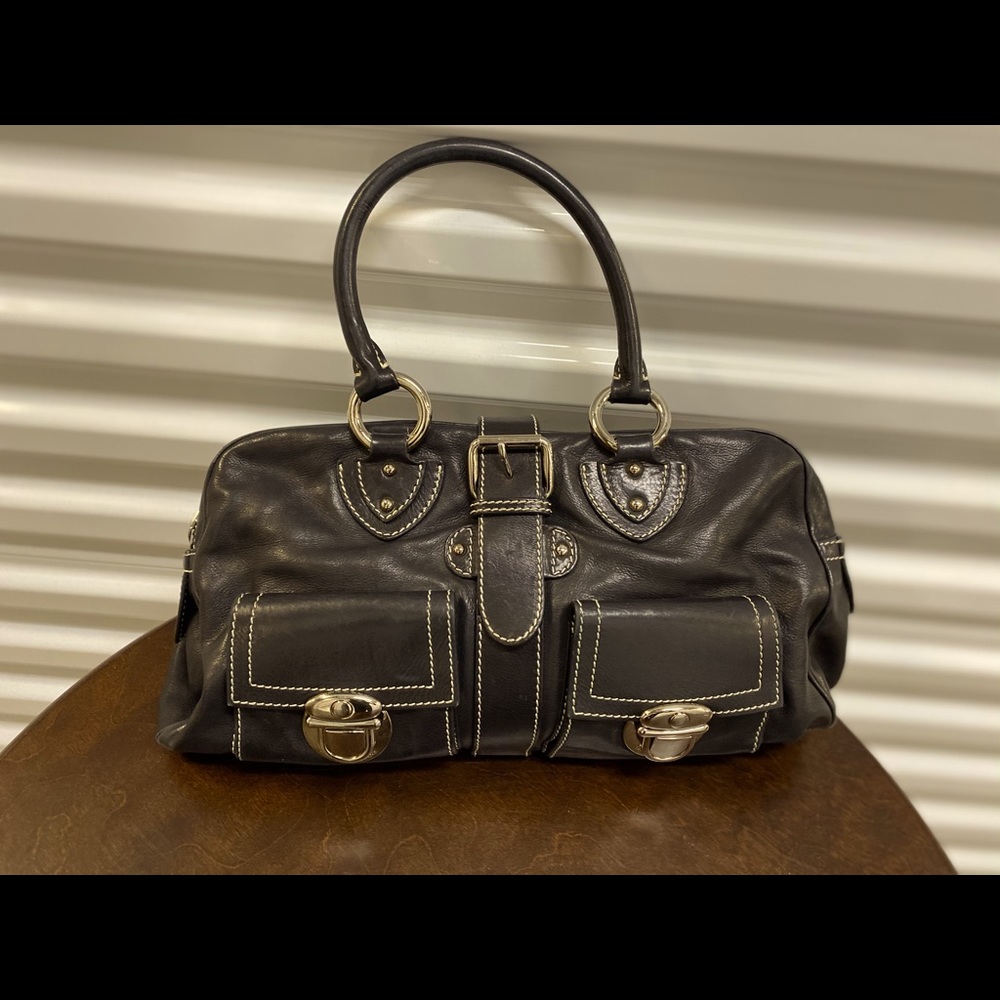 Marc Jacobs Vintage Venetia black leather satchel